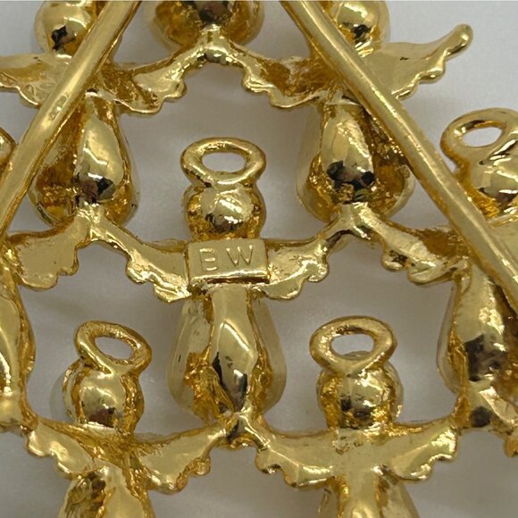 Christmas Brooch Tree Pin Radko Eisenberg Avon Gerry Both Vintage Modern - Picture 4 of 16